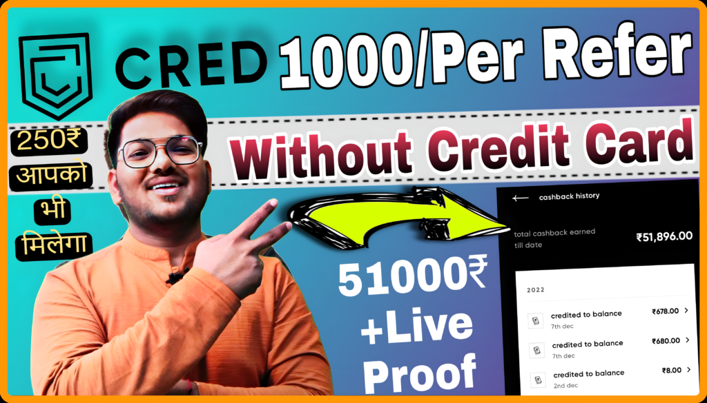 cred app refer and earn 