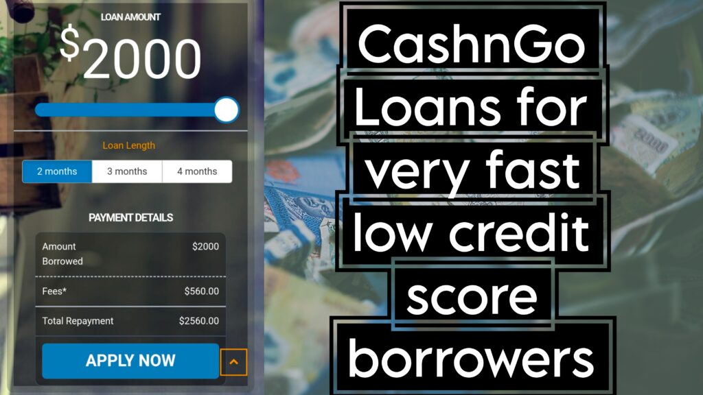 CashnGo bad credit loans